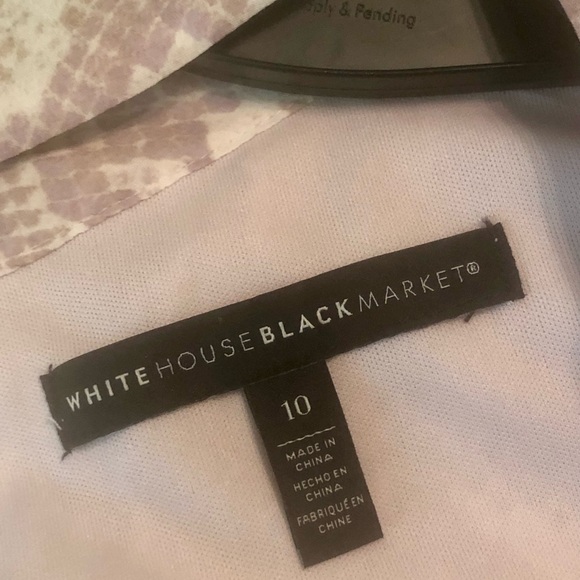 Mauve Snakeskin Print Halter Blouse - Picture 3 of 4